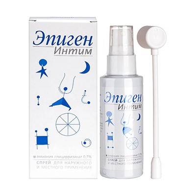 Эпиген Интим 0,1% 60мл спрей вагинальный противовирусное,иммуностимулирующ.ср-во