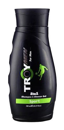 Шампунь и гель д/душа 2в1 TROY MEN Sport 300мл