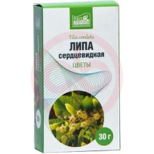Липы сердцевидной цветки 30г сырье растительное измельченное