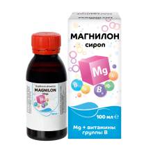 Магнилон сироп 100мл БАД (магния L-пидолат и витамины группы В)