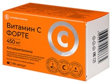 Витамин С Форте 450мг №60 капс. БАД