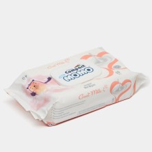 Салфетки влажные Ultra compact Детские с крышечкой MINI MOMO MILK №60