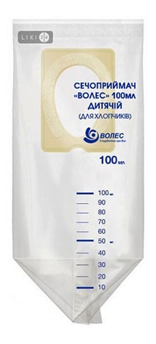 Мочеприемник педиатрический Волес (для мальчиков) 100мл