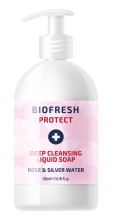 BIOFRESH - Мыло жидкое Очищающее Роза и Серебряная вода 500мл