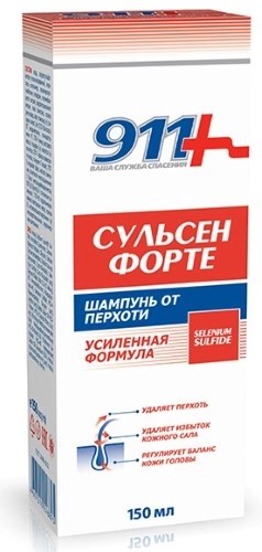 911 Шампунь Сульсен Форте от перхоти 150 мл