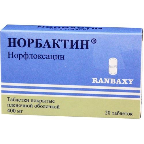 Норбактин 400мг №20 таб. (Норфлоксацин)