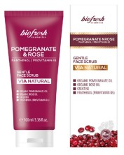 BIOFRESH - POMEGRANATE&ROSE Скраб для лица Нежный 100мл