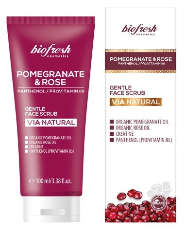 BIOFRESH - POMEGRANATE&ROSE Скраб для лица Нежный 100мл