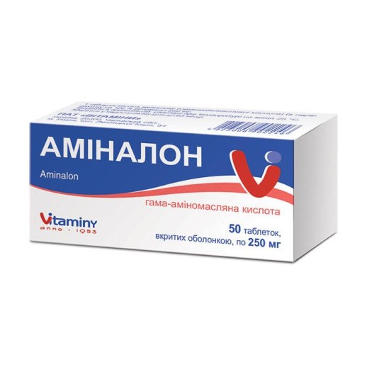Аминалон 250мг №50 таб.(ноотропное ср-во)