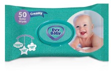 Салфетки влажные ЭВИ Бэби детские №50 Creamy с клапаном