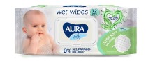 Салфетки влажные AURA детские Экстракт Липы №72 с крышечкой