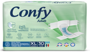 КОНФИ - Подгузники для взрослых Adult №30 (размер-XL) талия: 120-170 см 6 капель