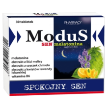 Модус Спокойный сон №30 таб.(Мелисса, Хмель, Лаванда, Мелатонин, вит.В6)