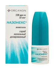 Назонекс 50мкг/доза 23,5мл спрей назальный(мометазон)