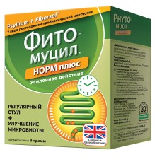Фитомуцил Норм Плюс 6г №25 пак., порошок д/приема внутрь БАД
