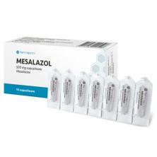 Месалазол 500мг №14 супп.рект.(месалазин) противовоспалительное ср-во