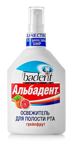 Освежитель полости рта Альбадент с ароматом Грейпфрута 35мл