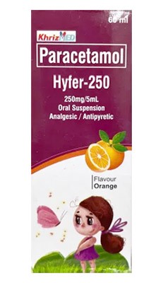 Парацетамол 250мг/5мл 60мл сироп д/детей