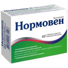 Нормовен №60 таб. (Диосмин 0,45г + Геспередин 0,05г)