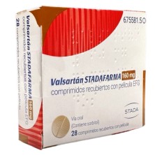Валсартан-StadaFarma160мг №28 таб.п/п/о