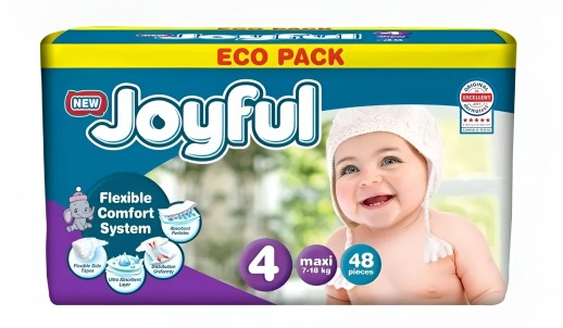 Подгузники JOYFUL Maxi №48 (7-18кг) р-р 4