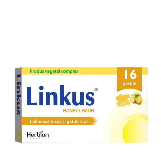 Линкас №16 пастилки Мед-Лимон