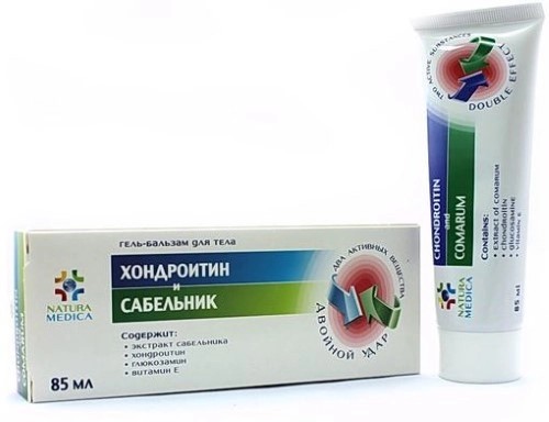 Natura Medica Хондроитин и Сабельник гель-бальзам для суставов 85мл
