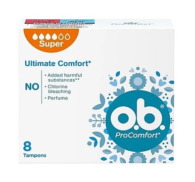 Тампоны Оби Pro Comfort №8 (4 капли) Супер