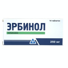 Эрбинол 250мг №14 таб (Тербинафин)