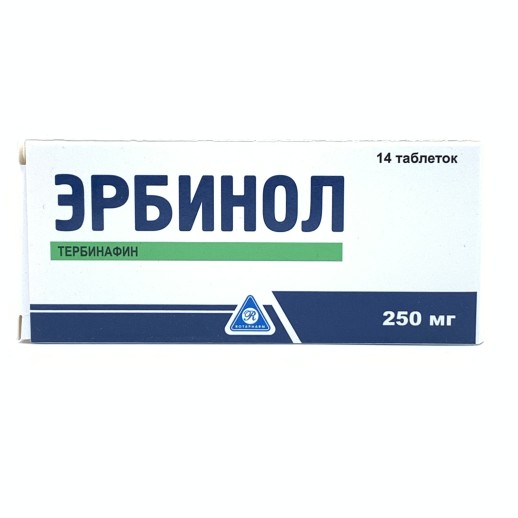 Эрбинол 250мг №14 таб (Тербинафин)