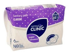 Прокладки НОРМАЛ Клиник Classic Super 6к №6 Cotton Feeling