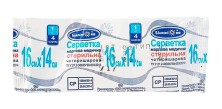 Салфетки марлевые 16смх14см №1мед.(4-х слойные) стерильные