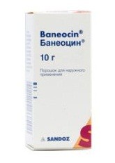 Банеоцин 10г порошок (бацитрацин 250МЕ, неомицин 5000МЕ) комбинир.антибиотик