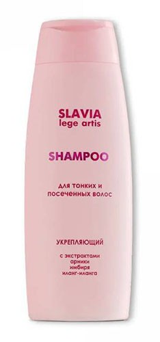 Шампунь д/волос Slavia Lege Artis Укрепляющий 400мл для тонких и секущ-ся волос