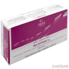 Цефтриаксон (Тро-цефтриакс) 1г №50 порошок для инъекций