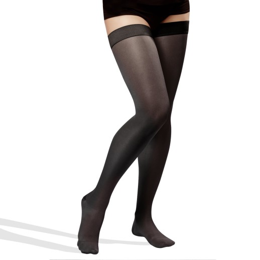 Чулки компрессионные c мыском (пара) р-р М/3 (2 компр., Рост 2/ 170-182см) Elast 0402 Lux