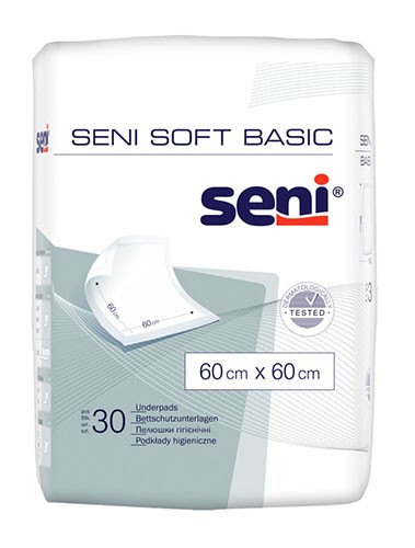 Пеленки Сени 60х60см BASIC №30