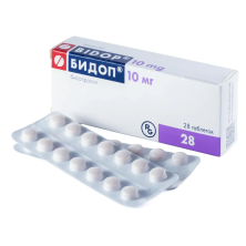 Бидоп 10мг №28 таб. (Бисопролол)