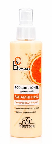 Лосьон-тоник двухфазный Витаминный /Гиалуроновая к-та/ 200мл Ф-673
