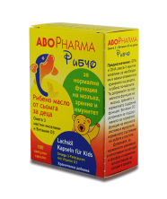 АбоФарма Рыбий жир из Лосося для Детей №100 капс. (Омега-3 жирные кислоты и Вит.D3)