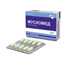 Мускомед 4мг №20 капс. (Тиоколхикозид) миорелаксант