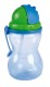 CANPOL - Поильник спортивный с силиконовой трубочкой 370мл (Голубой)