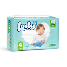 Подгузники LODY AIR Maxi 4 №54 (7-18кг) JUMBO PACK