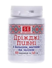 Пивные дрожжи Кальций+Магний+Железо №100 таб.