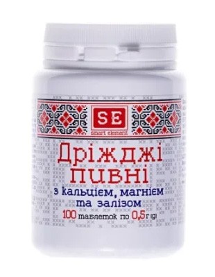 Пивные дрожжи Кальций+Магний+Железо №100 таб.