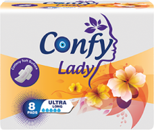 CONFY - Прокладки Lady Ultra Long 4кап.№8