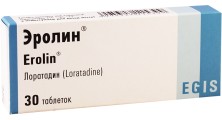 Эролин 10мг №30 таб. (Лоратадин)