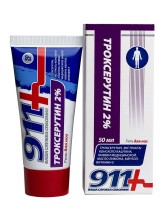 911 Троксерутин 2% гель для ног Тонизирующий и Охлаждающий 50мл