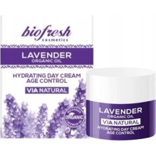 BIOFRESH - VIA NATURAL Крем для лица Дневной Антивозрастной Масло Лаванды 50мл