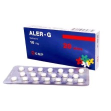 Алер-G 10мг №20 таб.п/п/о (Цетиризин)